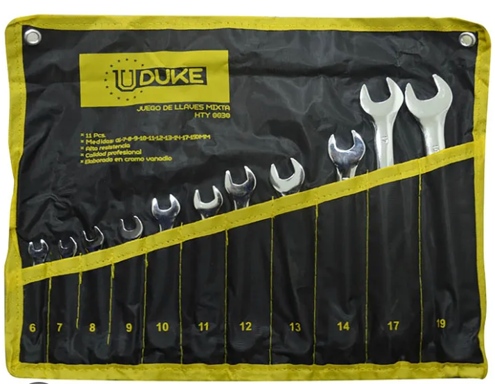 Llave Mixta Juego X11 Uduke