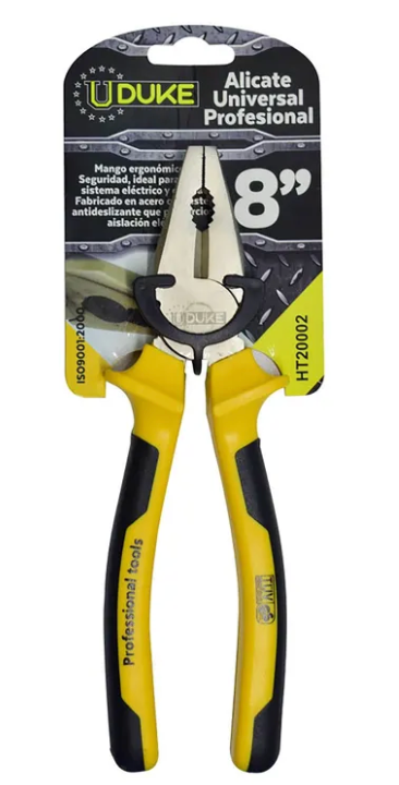 Alicate Profesional Uduke Mango Amarillo/Negro