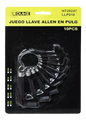 Llave Bristol Jgo 10Pzs Uduke Pulg