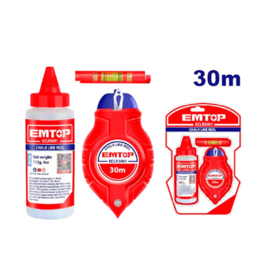Emtop Cimbra de Tiza 30Mts + Nivel