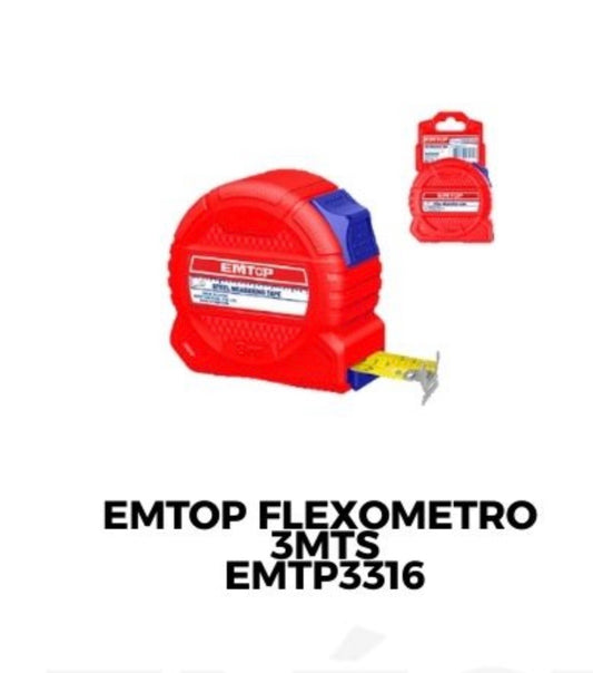 Emtop Flexometro 3Mts